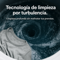 Tecnología de limpieza por turbulencia: lavado profundo sin dañar tus prendas